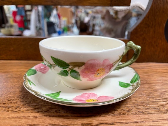 Desert Rose teacup and saucer