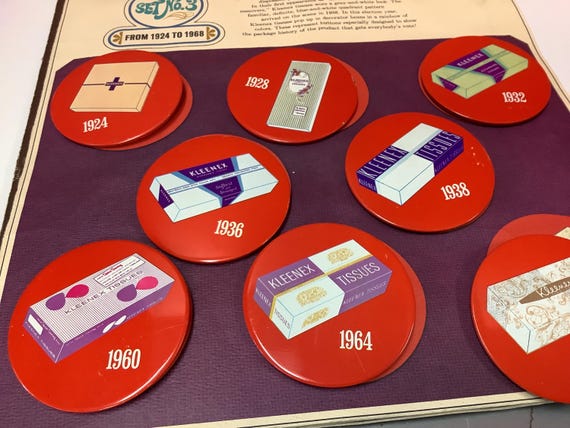 Kleenex Presidential button collection - image 2