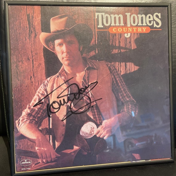 Tom Jones autographed LP