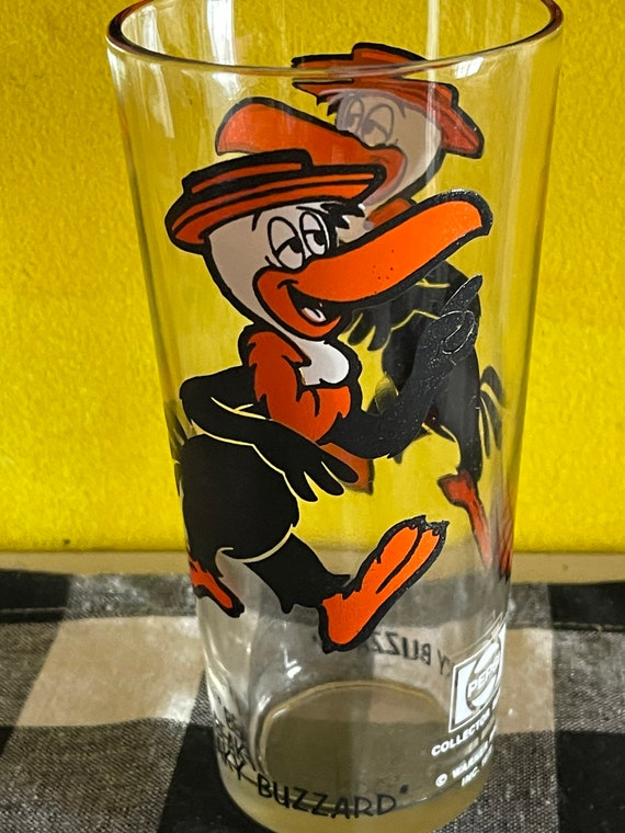 Beaky Buzzard Pepsi glass