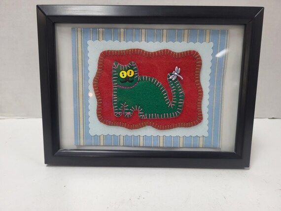 Felt Cat Artwork