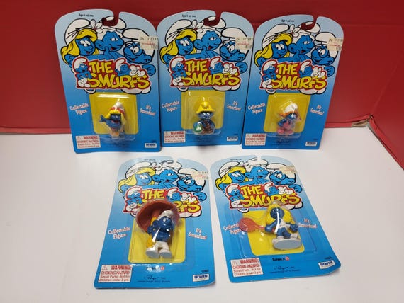 1995 The Smurfs Collectible Figures