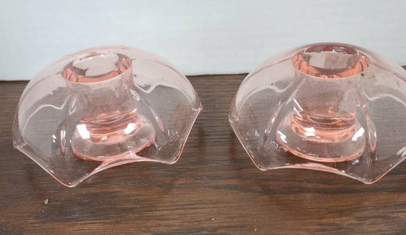 Pink Candle Holders