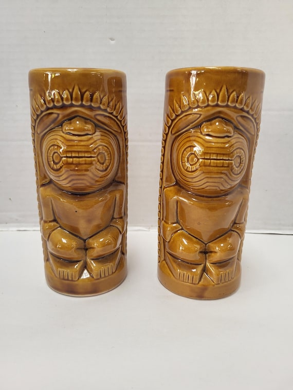 Ceramic Tiki Tumblers