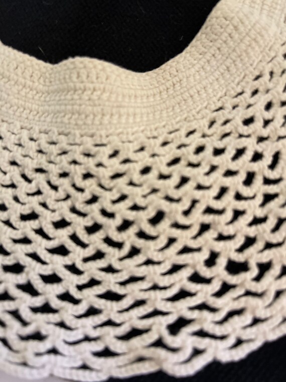 Vintage crochet collar - image 3