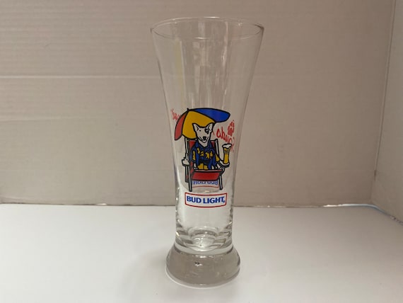 Bud Light Beer Glass