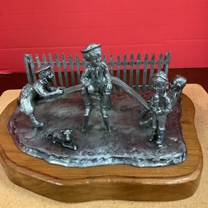 Ricker Pewter sculpture