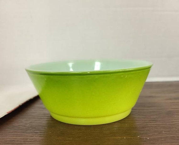 Fire King Green Cereal Bowl