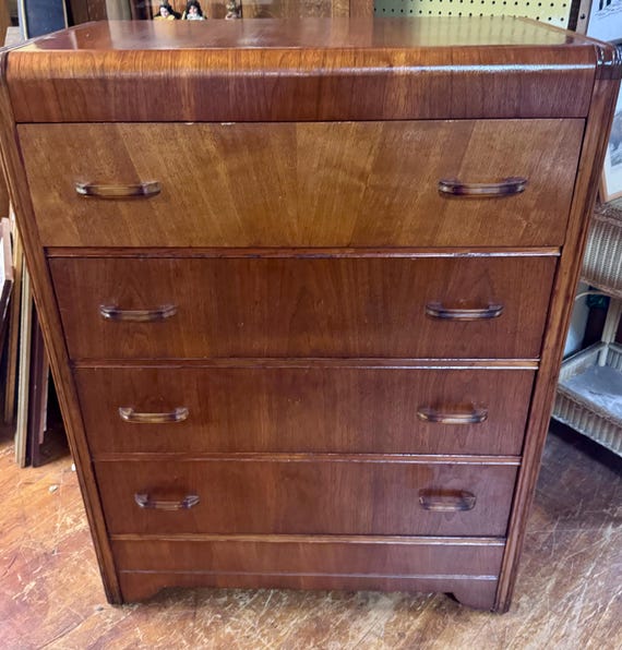Art Deco Waterfall Dresser