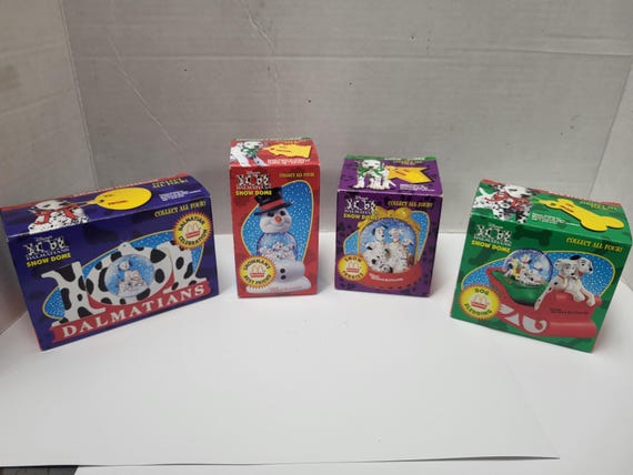 101 Dalmatians McDonald's Snow Globes