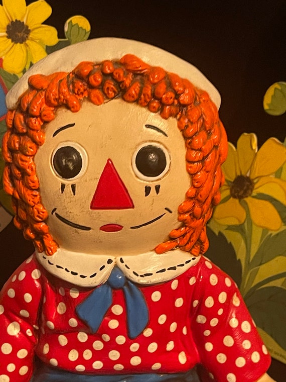 Raggedy Andy ceramic figure