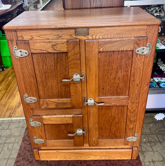 Antique Icebox Wine cabinet