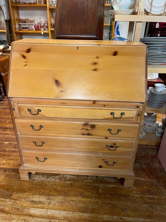 Pine Secretary Desk