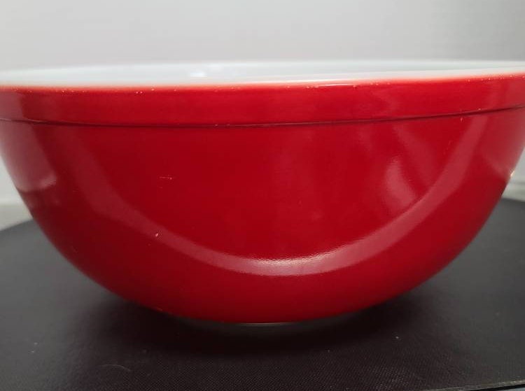 Faded Red Pyrex Primary Color Mixing Bowl, Pyrex Nesting Bowl, Red Pyrex  Bowl 401, Poor Condition 