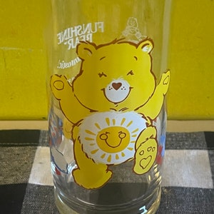 FUNSHINE Care Bear Pizza Hut glass