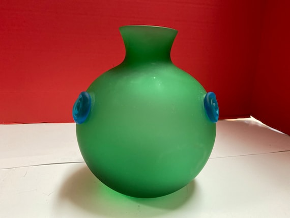 Bulbous Satin Vase