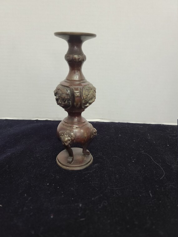 Bronze candleholder