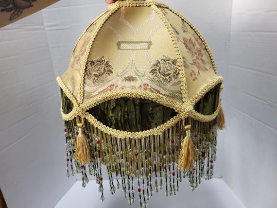 Beaded & Tasseled Lamp Shade
