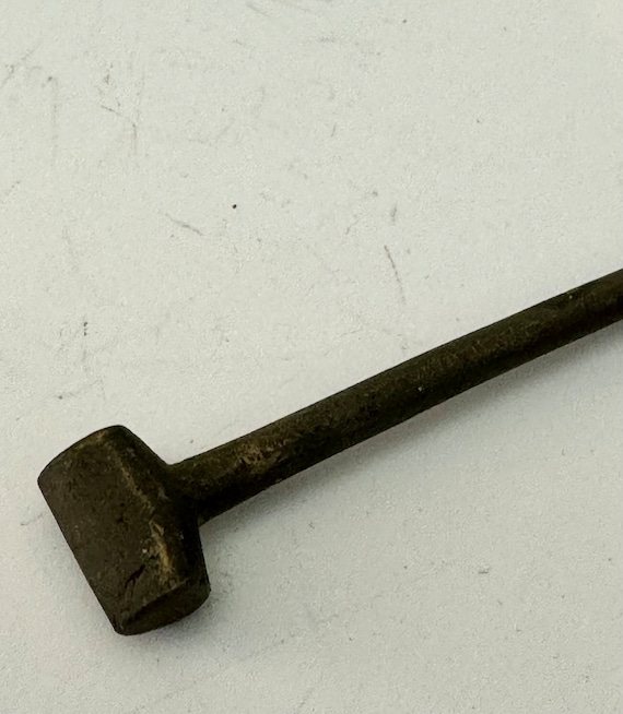 Miniature bronze sledge hammer