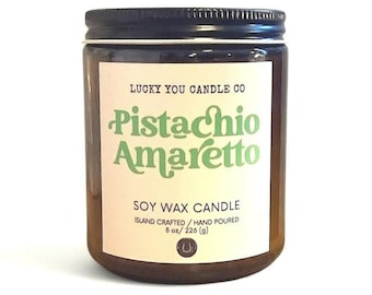 Pistachio Amaretto Soy Candle