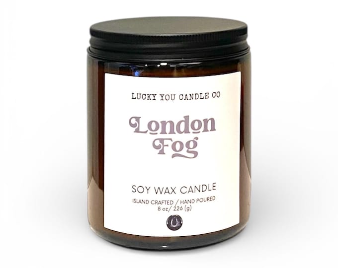 Featured listing image: London Fog Soy Candle