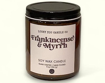 Frankincense & Myrrh Soy Candle