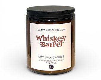 Whiskey Barrel Soy Candle