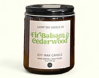 Fir Balsam & Cedarwood Soy Candle