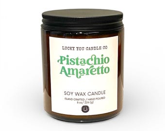 Pistachio Amaretto Soy Candle