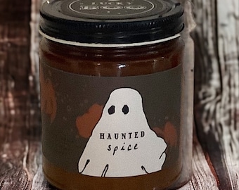 SALE Haunted Spice Soy Candle