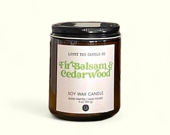 Fir Balsam & Cedarwood Soy Candle