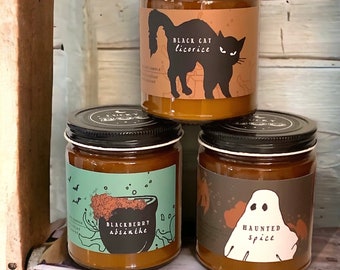 Black Cat Licorice Soy Candle