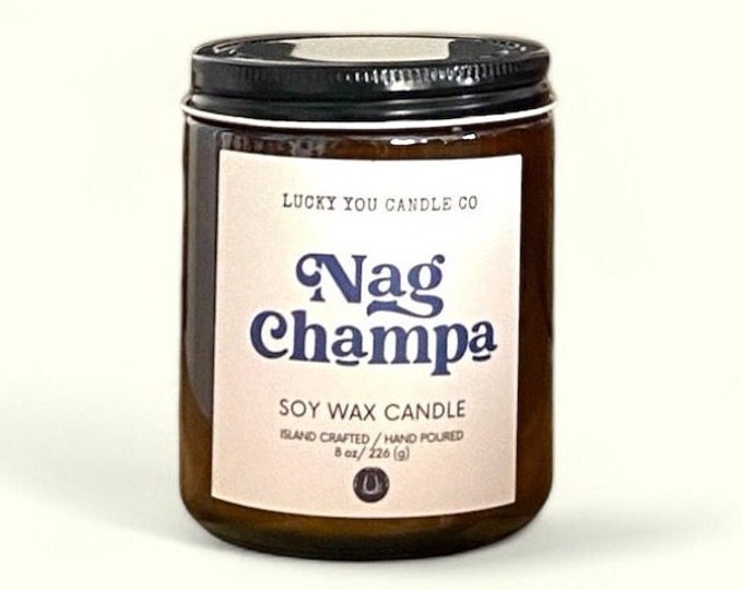 Featured listing image: Nag Champa Eco Soy Candle