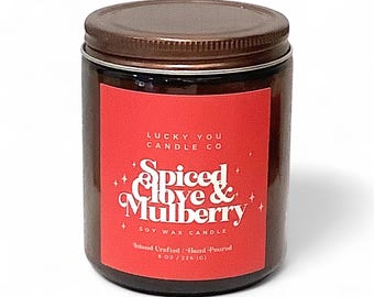 Spiced Clove & Mulberry Soy Candle