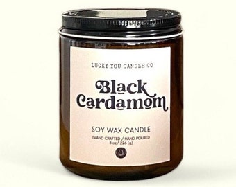 Black Cardamom Soy Candle