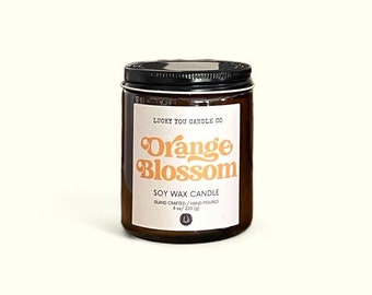 Orange Blossom Soy Candle