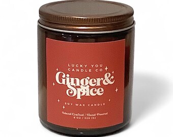 Ginger + Spice Soy Candle