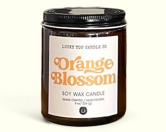 Orange Blossom Soy Candle