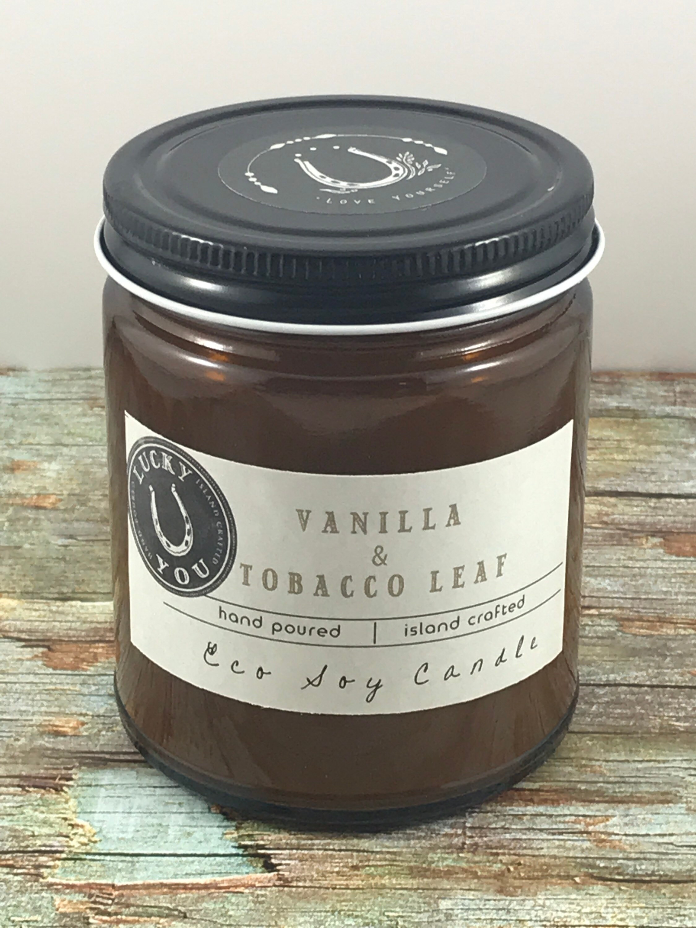 Vanilla & Tobacco Leaf Eco Soy Vegan Candle