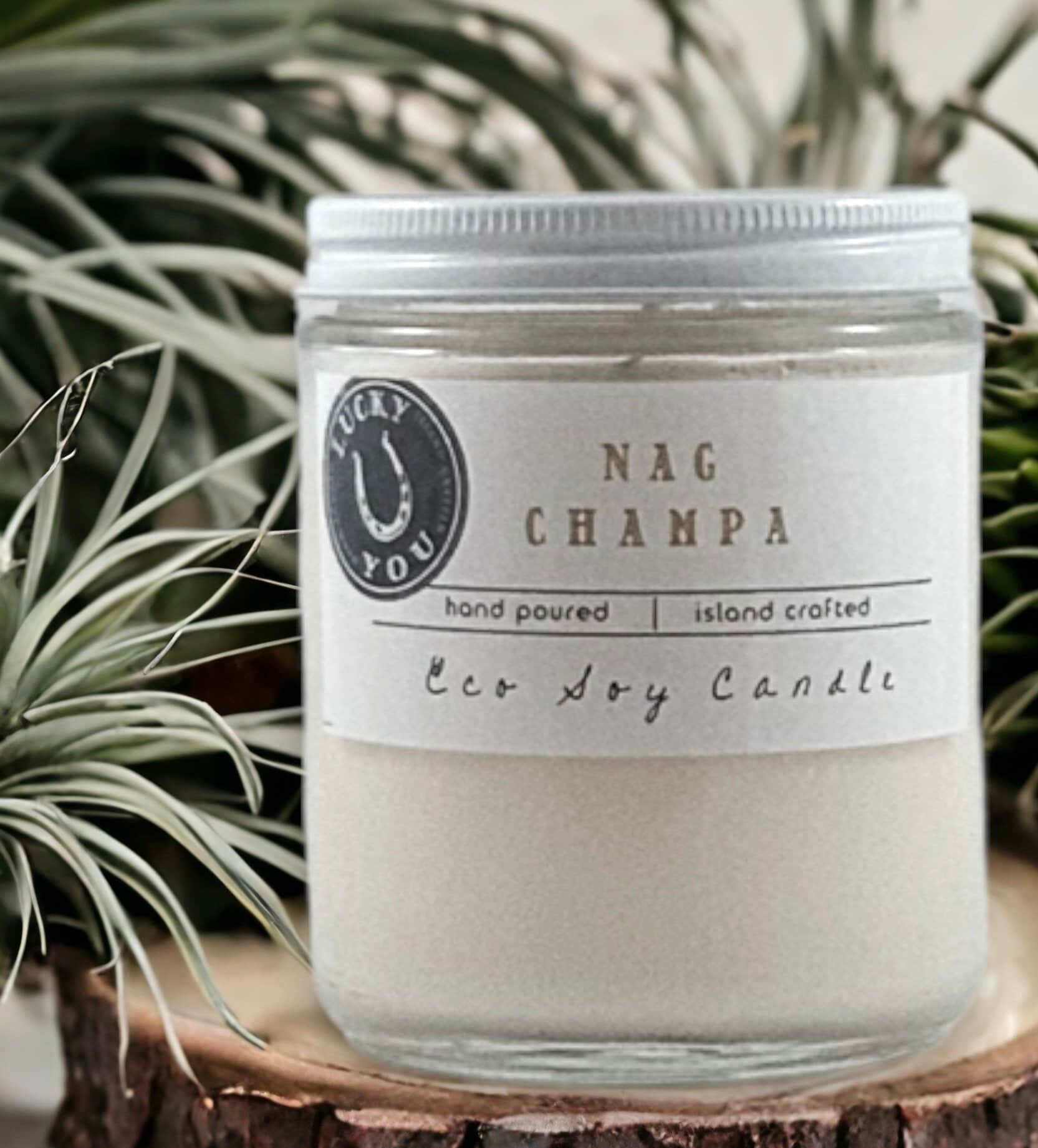  Nag Champa Scented Blended Soy Candle