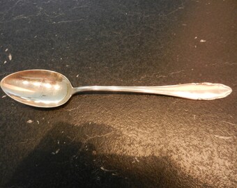 WMF vegetable spoon, side dish spoon, 90's silver stamped, Art Deco