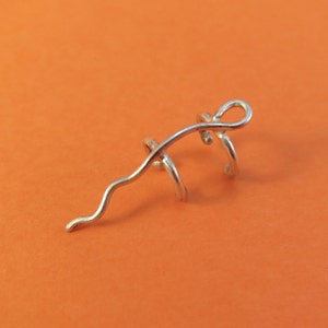 Gecko Ear Cuff - Sterling Silver Ear Climber - Animal Jewellery - Gift For Her