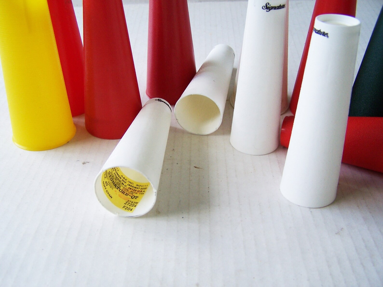 Empty Large Plastic Thread Spools Lot of 12 Sewing Notions Etsy