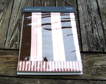 Robert Allen Fabric Sample Swatch Book 24 Pieces, Upholstery Fabric Swatches, Vintage Fabric Samples, Large Cotton Pieces, American Product