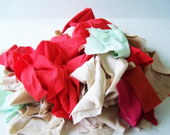 Polyester Strickstoff Scraps Mischfarben, Bastelstoff Stücke, Puppenkleidung Zubehör, farbige Stoffstücke, Stricktuch, Quilt Stoff
