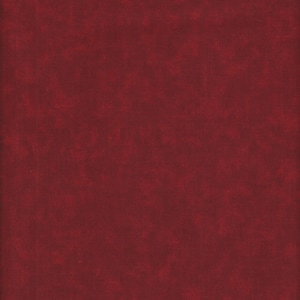 Quilt Backing Red Blender Mottled 108 inch wide by the yard. 100% Cotton Santee Print Works #108