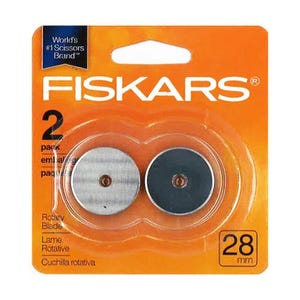 Fiskars 28mm Replacement Blade 2 pack