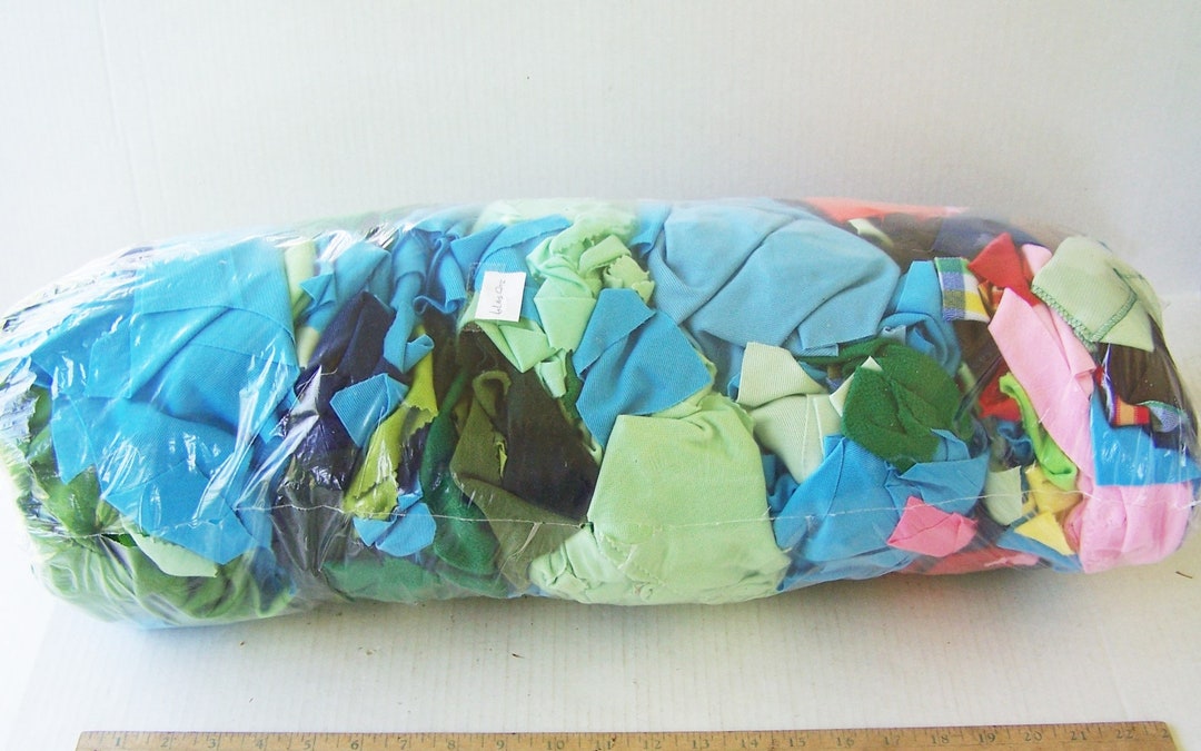 Knit Fabric Scraps Mixed Colors by the Pound, Craft Fabric Pieces, Doll