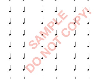 Quarter Note Label PDF & Instructions