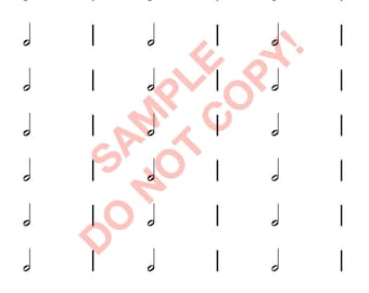 Half Note Label PDF & Instructions